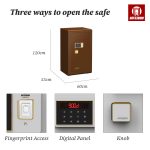FDG-A1/D-120-TL AIFEIBAO Luxury Safe Box Fingerprint Digital Panel Access for jewelries and money - Image 3